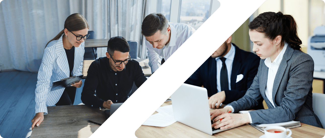 Équipe RH de Gerhom travaillant en collaboration